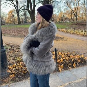 Charlotte Simone Olive Jacket Small